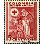 Colombia 1951 Friar Bartolomé de las Casas (1484-1566), Spanish historian-Stamps-Colombia-StampPhenom