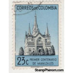 Colombia 1952 Cathedral of Manizales-Stamps-Colombia-StampPhenom