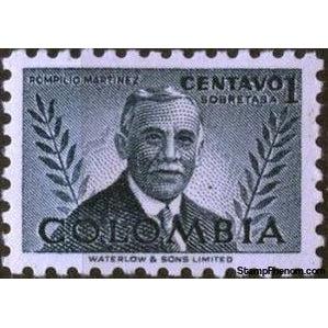 Colombia 1952 Colombian Famous Doctors-Stamps-Colombia-Mint-StampPhenom