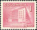 Colombia 1952 Surtax for Construction of Communication Building-Stamps-Colombia-StampPhenom