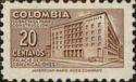 Colombia 1952 Surtax for Construction of Communication Building-Stamps-Colombia-StampPhenom