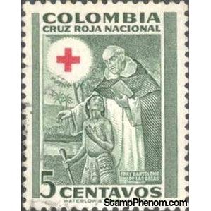 Colombia 1953 Friar Bartolomé de las Casas (1484-1566), Spanish historian-Stamps-Colombia-StampPhenom