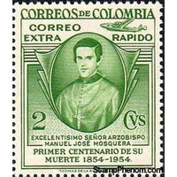 Colombia 1954 Archbishop Manuel José Mosquera-Stamps-Colombia-Mint-StampPhenom