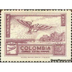 Colombia 1954 Condor Carrying Shield-Stamps-Colombia-StampPhenom