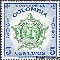 Colombia 1954 History Academy Seal-Stamps-Colombia-Mint-StampPhenom