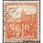 Colombia 1954 Las Lajas Shrine, Nariño-Stamps-Colombia-StampPhenom