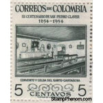 Colombia 1955 Convent and cell of St. Peter Claver-Stamps-Colombia-StampPhenom