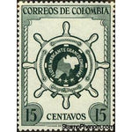 Colombia 1955 Fleet Emblem-Stamps-Colombia-StampPhenom