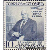 Colombia 1955 Marco Fidel Suarez (1855-1927), Pres. 1918-21-Stamps-Colombia-StampPhenom