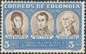 Colombia 1955 Postal Union of the Americas and Spain, 7th Cong.-Stamps-Colombia-StampPhenom