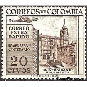 Colombia 1955 University of Salamanca-Stamps-Colombia-StampPhenom