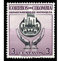 Colombia 1956 Alegory of Industry-Stamps-Colombia-Mint-StampPhenom