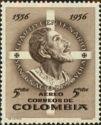 Colombia 1956 Loyola, Founder of the Order of the Jesuits-Stamps-Colombia-StampPhenom