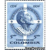 Colombia 1956 Loyola, Founder of the Order of the Jesuits-Stamps-Colombia-StampPhenom