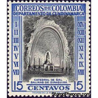 Colombia 1956 Salt Mine Chapel in Zipaquirá, Cundinamarca-Stamps-Colombia-StampPhenom