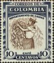 Colombia 1958 Coffee-Harvest-Stamps-Colombia-StampPhenom