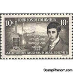 Colombia 1958 Francisco Jose de Caldas and Hypsometer-Stamps-Colombia-StampPhenom