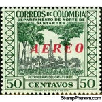 Colombia 1958 Oil Wells overprinted-Stamps-Colombia-StampPhenom