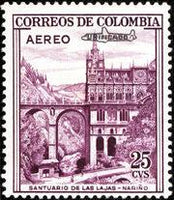 Colombia 1959 Airmail Overprints - UNIFICADO-Stamps-Colombia-StampPhenom