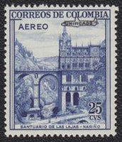 Colombia 1959 Airmail Overprints - UNIFICADO-Stamps-Colombia-StampPhenom