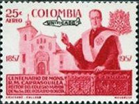 Colombia 1959 Airmail Overprints - UNIFICADO-Stamps-Colombia-StampPhenom