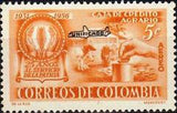 Colombia 1959 Airmail Overprints - UNIFICADO-Stamps-Colombia-StampPhenom