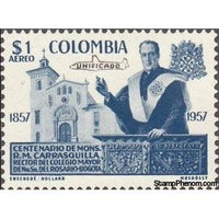 Colombia 1959 Carrasquilla Overprinted-Stamps-Colombia-StampPhenom