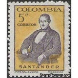 Colombia 1959 Francisco de Paula Santander-Stamps-Colombia-StampPhenom