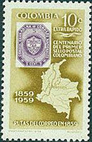 Colombia 1959 Stamp Centenary-Stamps-Colombia-StampPhenom