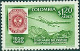 Colombia 1959 Stamp Centenary-Stamps-Colombia-StampPhenom