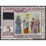 Colombia 1959 Virgin of Chiquinquirá Overprinted-Stamps-Colombia-StampPhenom