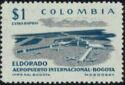 Colombia 1960 Airport Eldorado-Stamps-Colombia-StampPhenom