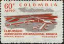 Colombia 1960 Airport Eldorado-Stamps-Colombia-StampPhenom