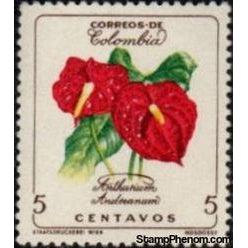 Colombia 1960 Flowers-Stamps-Colombia-StampPhenom