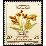 Colombia 1960 Frailejon - Espeletia grandiflora-Stamps-Colombia-StampPhenom
