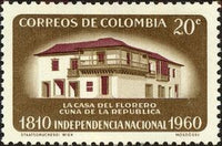 Colombia 1960 National Independence, 150th Anniv.-Stamps-Colombia-StampPhenom