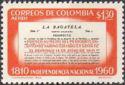 Colombia 1960 National Independence, 150th Anniv.-Stamps-Colombia-StampPhenom