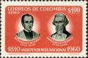 Colombia 1960 National Independence, 150th Anniv.-Stamps-Colombia-StampPhenom