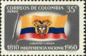 Colombia 1960 National Independence, 150th Anniv.-Stamps-Colombia-StampPhenom