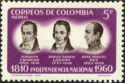 Colombia 1960 National Independence, 150th Anniv.-Stamps-Colombia-StampPhenom