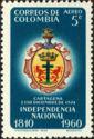 Colombia 1960 National Independence, 150th Anniv.-Stamps-Colombia-StampPhenom