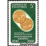 Colombia 1960 National Independence, 150th Anniv.-Stamps-Colombia-StampPhenom