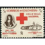 Colombia 1960 Red Cross - Obligatory Tax-Stamps-Colombia-StampPhenom