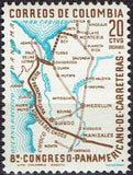 Colombia 1961 8th Pan- American Highway Congress-Stamps-Colombia-StampPhenom