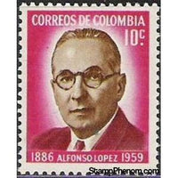 Colombia 1961 Alfonso Lopez Pumarejo-Stamps-Colombia-StampPhenom