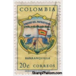 Colombia 1961 Arms of Barranquilla-Stamps-Colombia-StampPhenom
