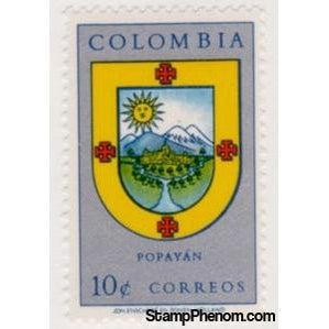Colombia 1961 Arms of Popayan-Stamps-Colombia-Mint-StampPhenom