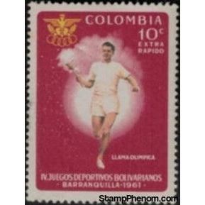 Colombia 1961 Bolivar Sport Games - Barranquilla-Stamps-Colombia-StampPhenom