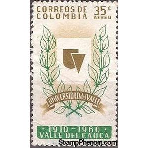 Colombia 1961 University emblem-Stamps-Colombia-StampPhenom