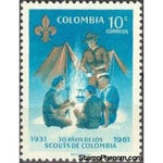 Colombia 1962 30th Anniversary of Columbian Boy Scouts and 25th Anniversary of Girl Scouts